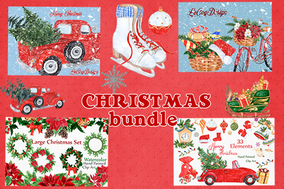 Christmas Bundle! in Illustrations - product preview 8