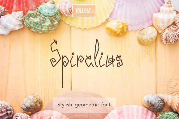 Spiralius Font. Volume 1 in Sans-Serif Fonts - product preview 6