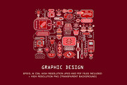 5 Graphic Design vector artworks