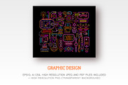 Graphic Design vector artwork set