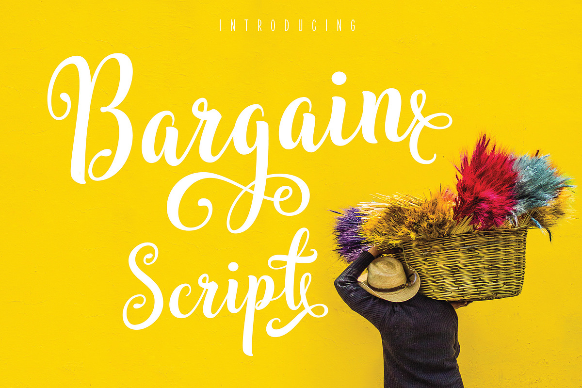 Bargain Script | Seamless Script in Script Fonts - product preview 8