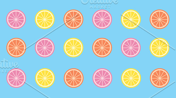 Citrus background in Illustrations - product preview 4