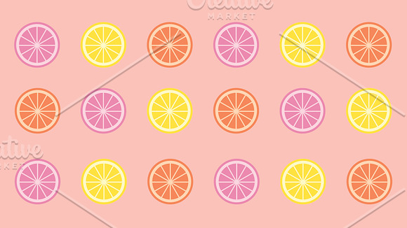 Citrus background in Illustrations - product preview 5