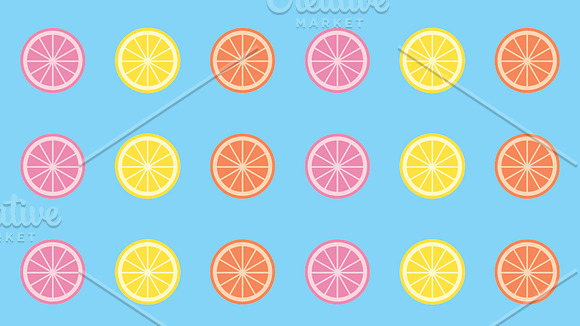 Citrus background in Illustrations - product preview 7