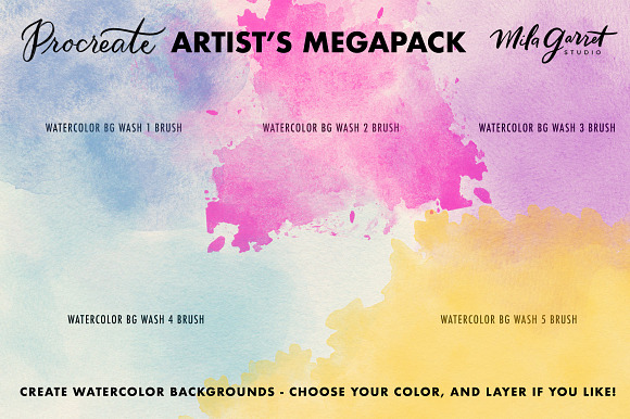 Procreate Brushes: Artist's Megapack in Add-Ons - product preview 9