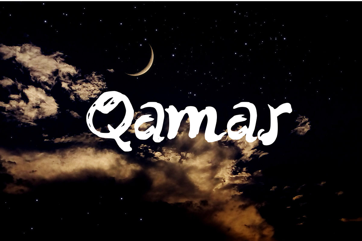 Qamar Handwritten Font in Script Fonts - product preview 8
