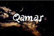 Qamar Handwritten Font