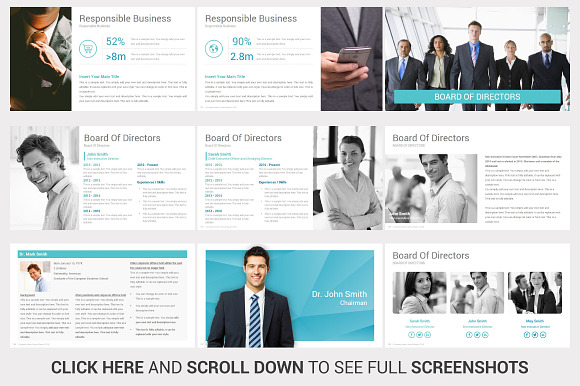 Annual Report PowerPoint Template in PowerPoint Templates - product preview 16