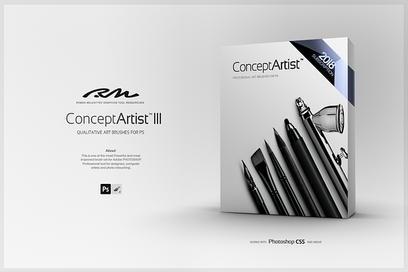 RM Concept Artist III (bundle) in Photoshop Brushes - product preview 3