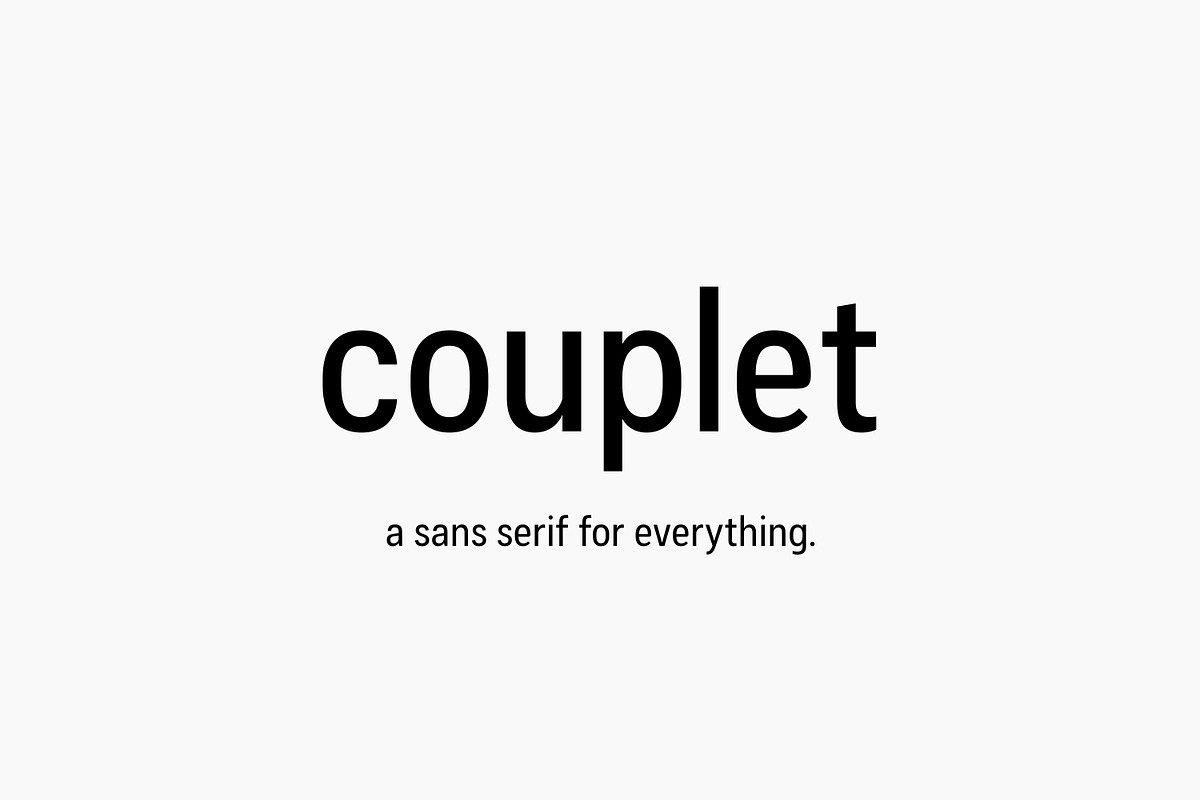 Couplet CF: versatile humanist sans in Sans-Serif Fonts - product preview 8