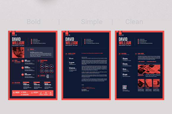 Word Resume / CV Template Design in Resume Templates - product preview 11