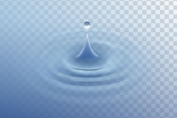 Water Splashes Vector in Objects - product preview 3