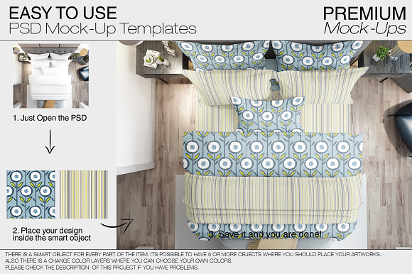 Bedding Mockup Set in Product Mockups - product preview 14