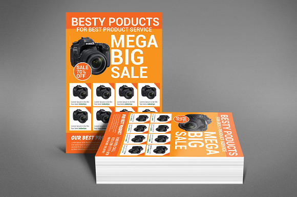Product Sale Flyer in Flyer Templates - product preview 3