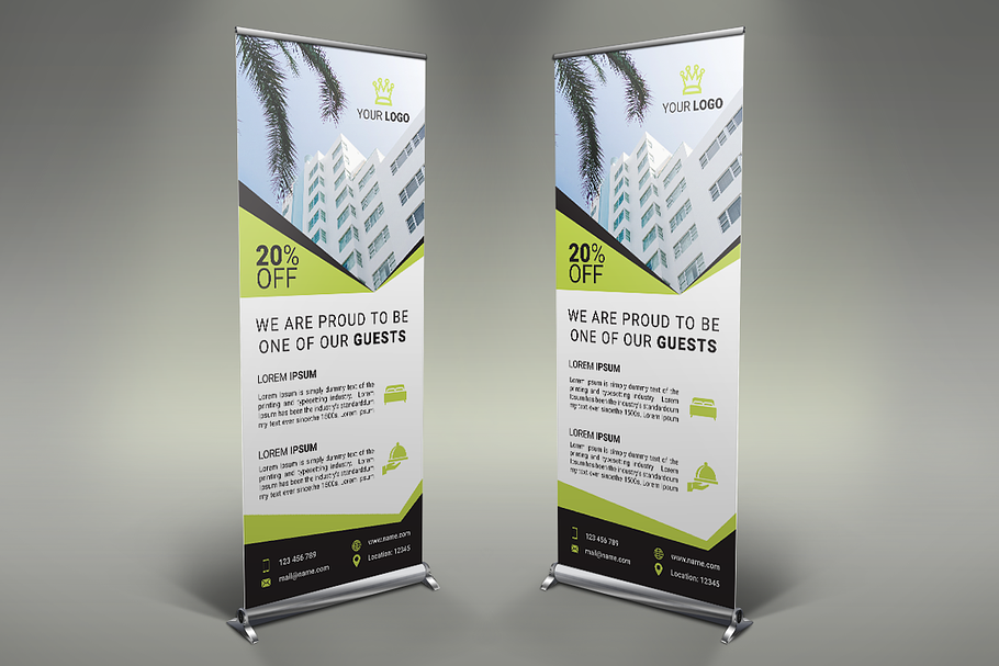 Hotel Roll Up Banner