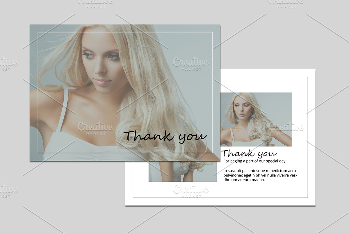 Photographer Thank You Card-V706 in Flyer Templates - product preview 8