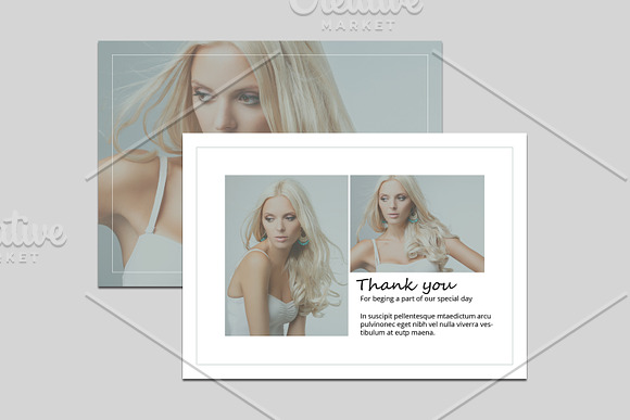 Photographer Thank You Card-V706 in Flyer Templates - product preview 1