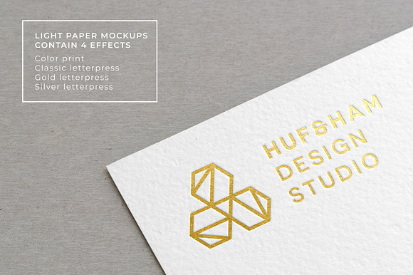 Logo Mockup Pack. Paper Edition in Branding Mockups - product preview 1