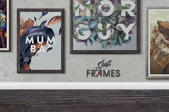 Just Frames - Frames Mockups in Scene Creator Mockups - product preview 4