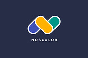 NosColor N Letter Logo Template