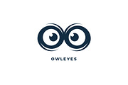 Owl Eyes Logo Template