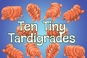 Tiny Tardigrade Illustration Pack