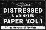 Distressed & Wrinkled Paper Vol. 1