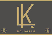KL Monogram LK Monogram