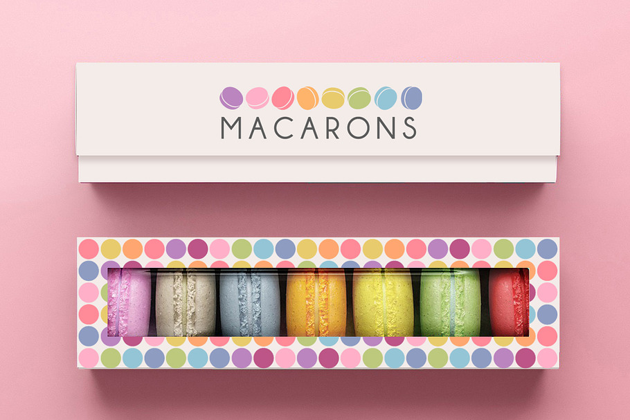 Macarons Logo set in Logo Templates - product preview 8