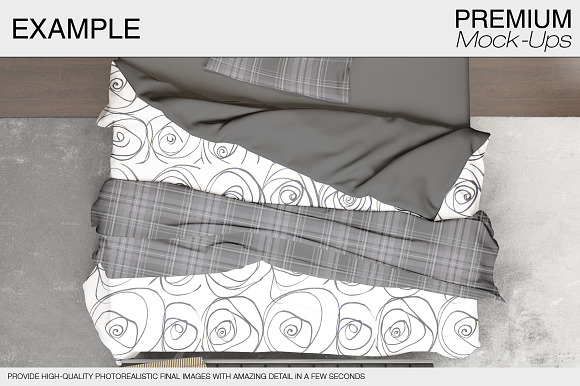 Bedding Mockup Set in Product Mockups - product preview 7