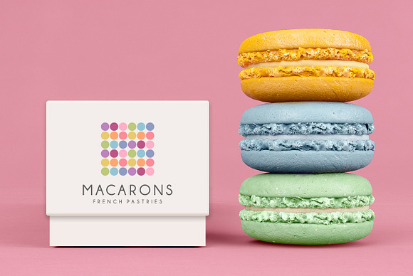 Macarons Logo set in Logo Templates - product preview 5