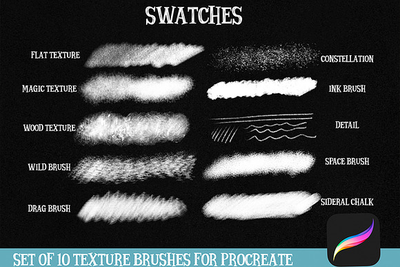 Procreate Texture Brushes Box in Add-Ons - product preview 1
