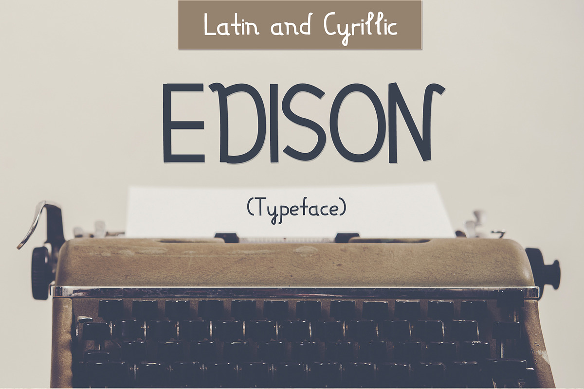 Font Edison (latin and cyrillic) in Script Fonts - product preview 8