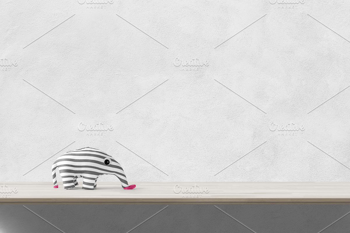 kids blank wall mockup in Mockup Templates - product preview 8