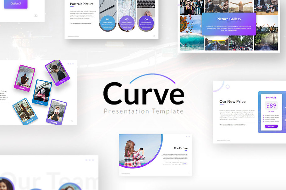 Curve - Creative Presentation in PowerPoint Templates - product preview 8