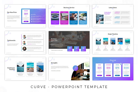 Curve - Creative Presentation in PowerPoint Templates - product preview 3