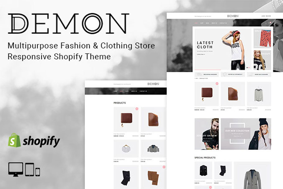 Demon - Fashion Store Shopify Theme in Themes - product preview 8
