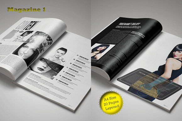 Magazine Bundle Vol. 1 in Magazine Templates - product preview 1