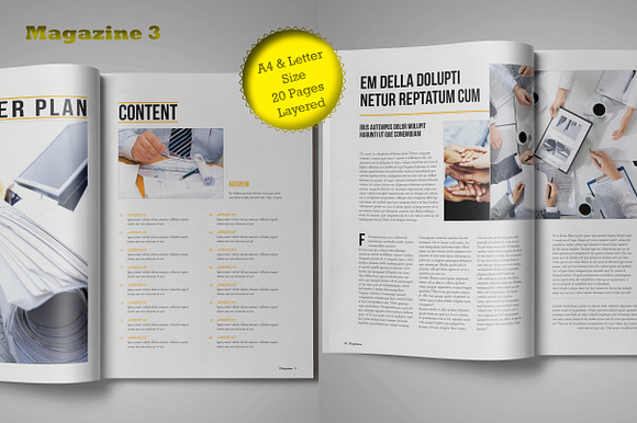 Magazine Bundle Vol. 1 in Magazine Templates - product preview 3