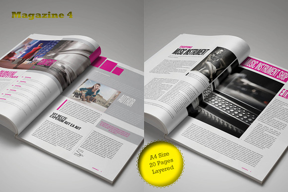 Magazine Bundle Vol. 1 in Magazine Templates - product preview 4