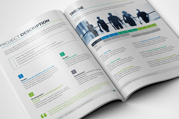 Corporate Clean Business Proposal in Brochure Templates - product preview 5
