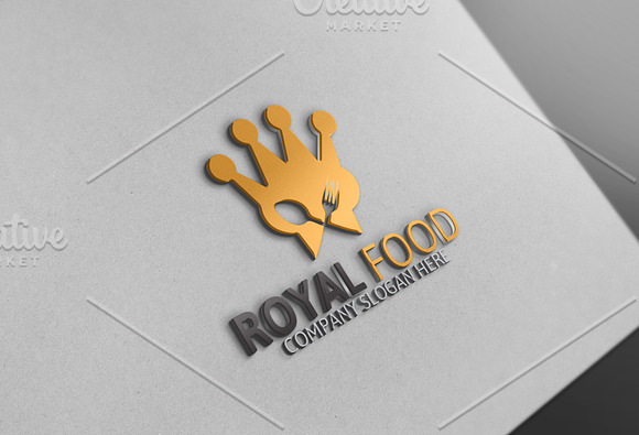 Royal Food Logo in Logo Templates - product preview 1