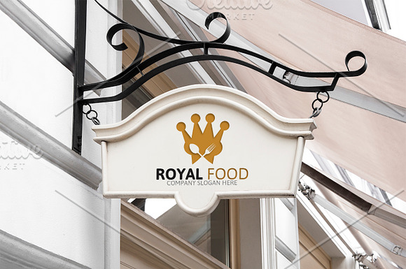 Royal Food Logo in Logo Templates - product preview 2
