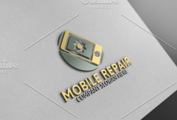 Mobile Repair Logo in Logo Templates - product preview 1