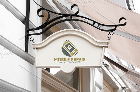 Mobile Repair Logo in Logo Templates - product preview 3