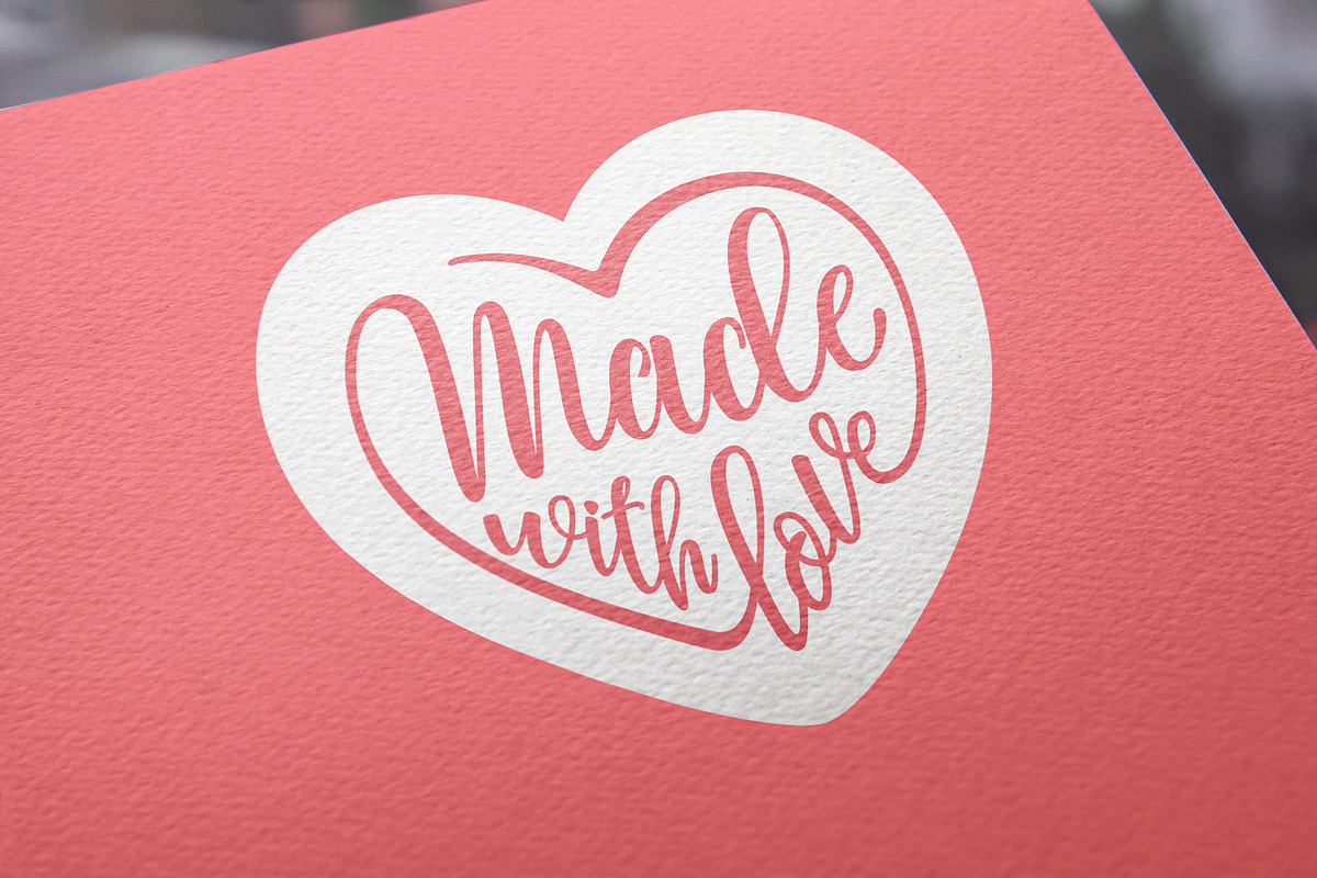 Made with love in Logo Templates - product preview 8