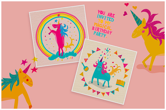 Magic World Unicorn in Illustrations - product preview 3
