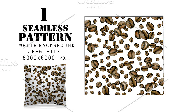 Coffee. Watercolor clip art. in Illustrations - product preview 3