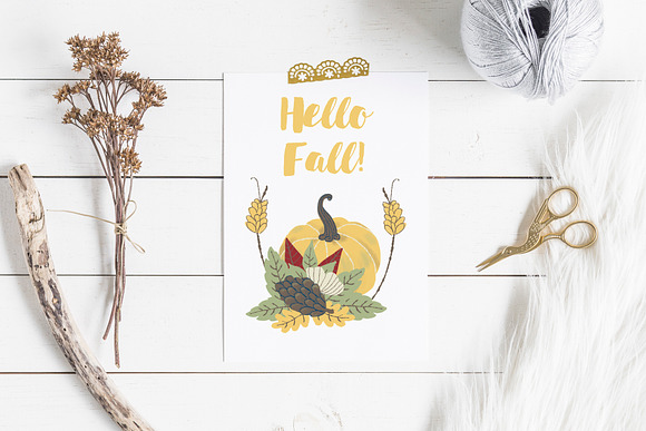 Fall Botanical Set in Illustrations - product preview 5