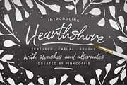 Hearthshore Script + Premade Logos